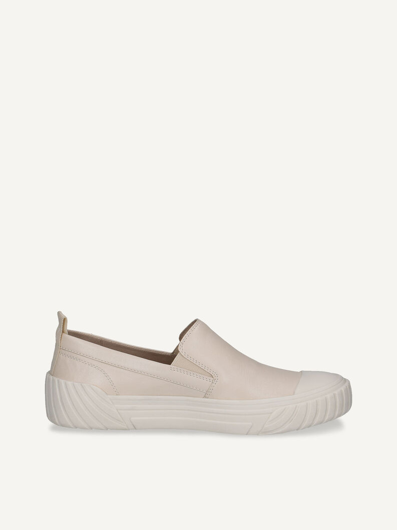 Lederslipper - beige, CREAM PERLATO, hi-res