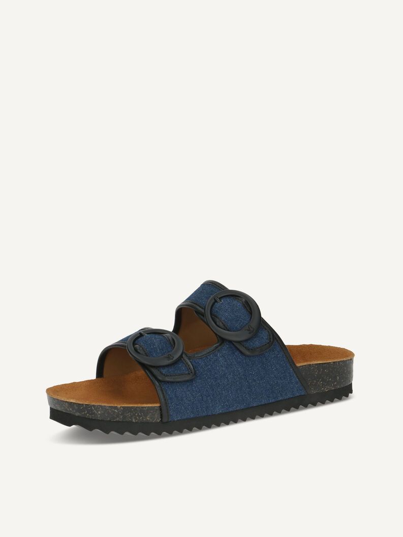 Pantolette, JEANS/BLACK, hi-res