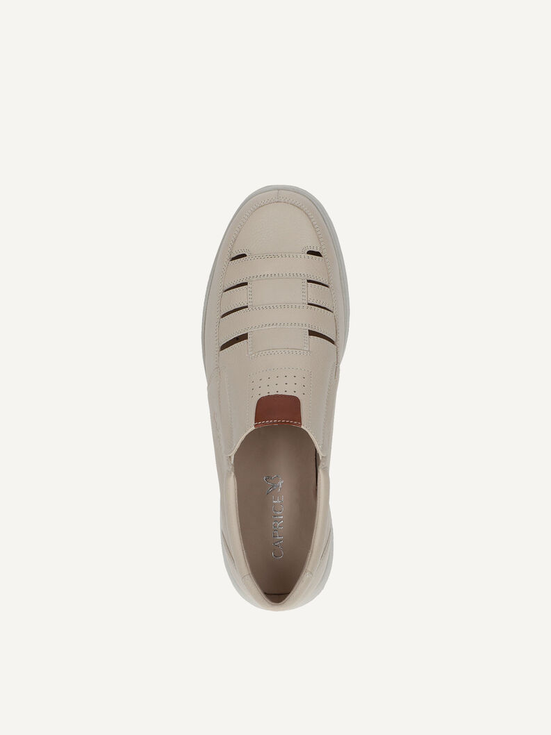 Lederslipper - beige, BEIGE COMB, hi-res