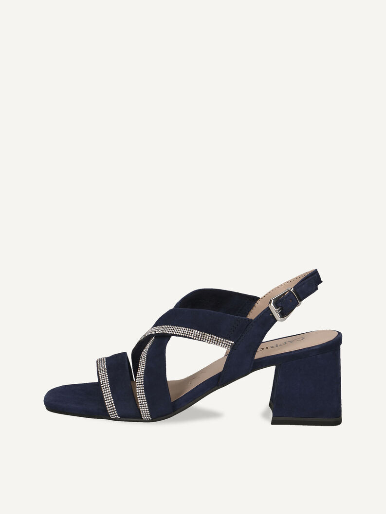 Sandalette - blau, OCEAN SUEDE, hi-res