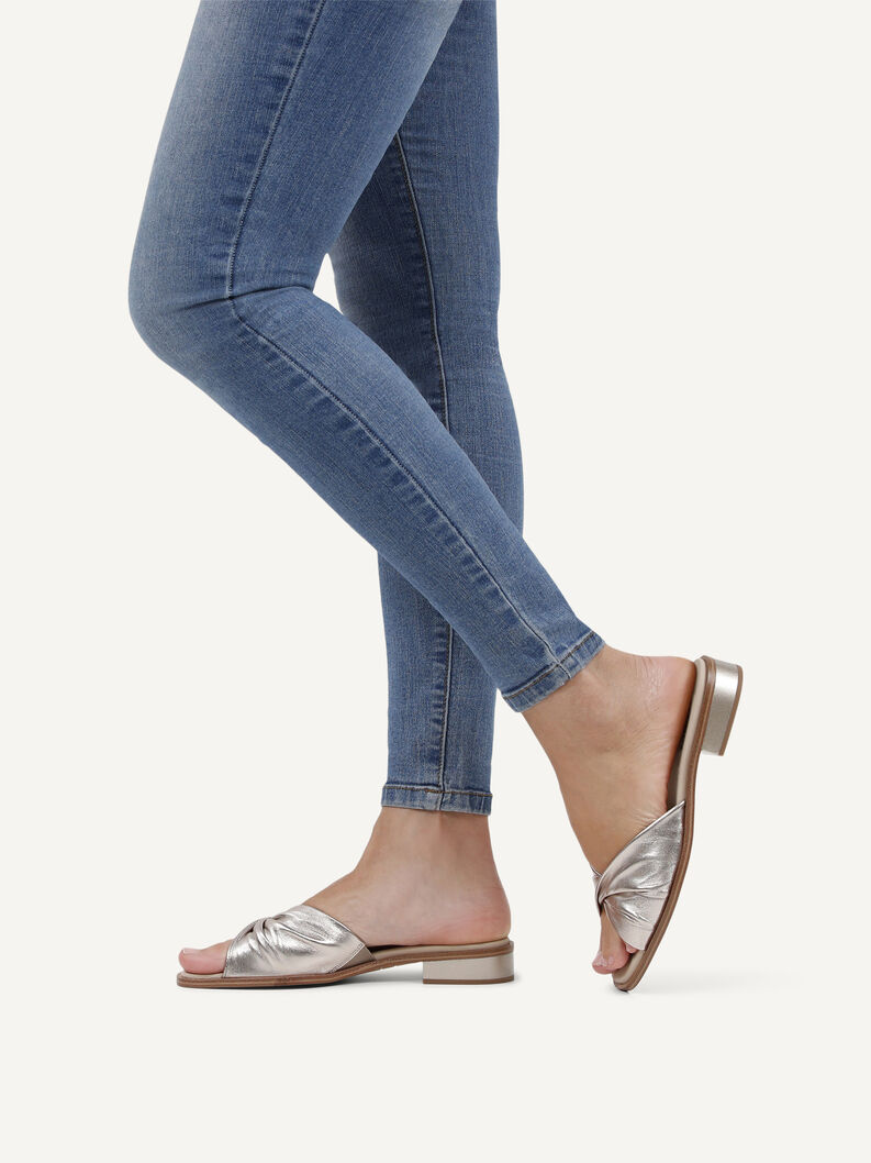 Pantolette, TAUPE METALLIC, hi-res