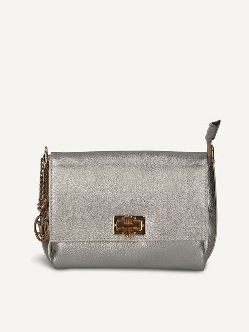 Handbag, PLATIN METAL., hi-res