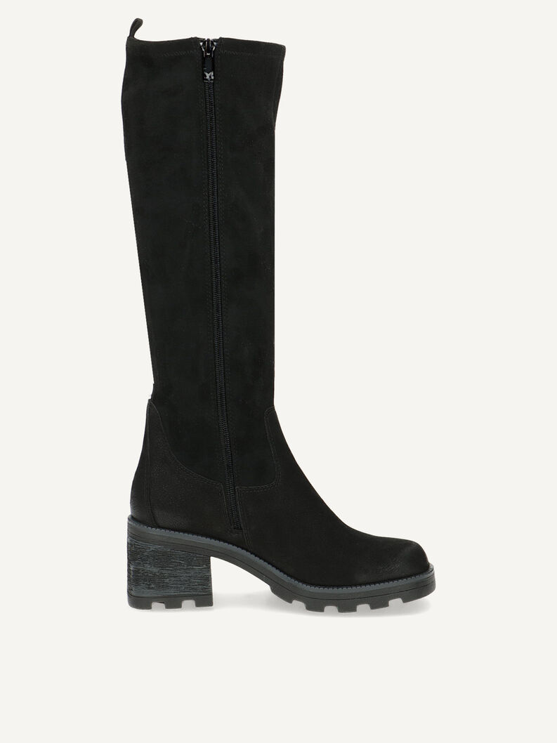 Lederstiefel - schwarz, BLACK COMB, hi-res