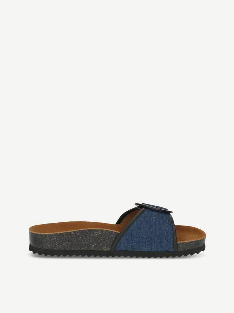Pantolette, JEANS/BLACK, hi-res