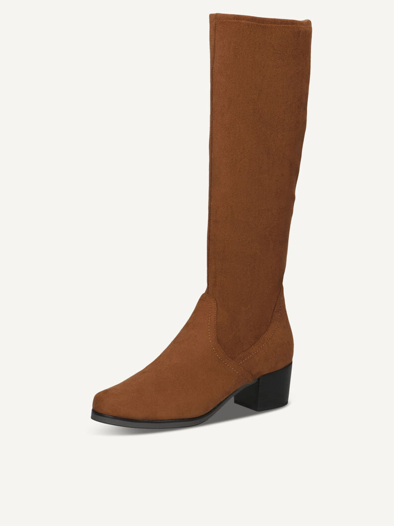 Stiefel, BROWN STRETCH, hi-res