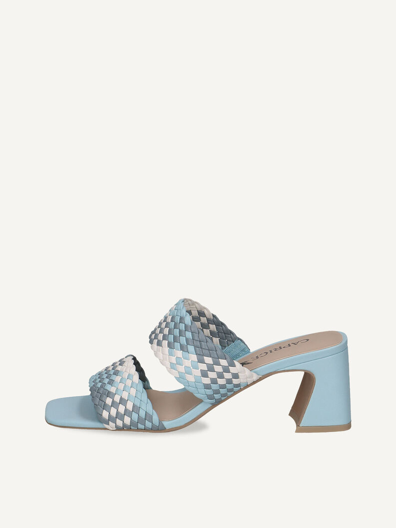 Pantolette - blau, LT.BLUE COMB, hi-res