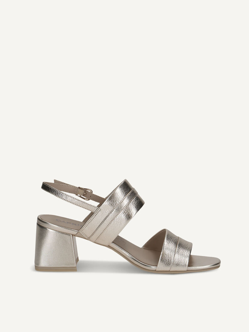 Sandalette, PLATIN METAL., hi-res