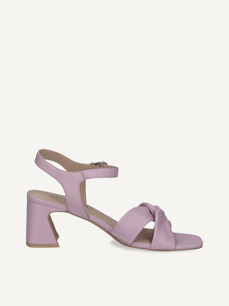 Ledersandalette - rosa, LAVENDER NAPPA, hi-res