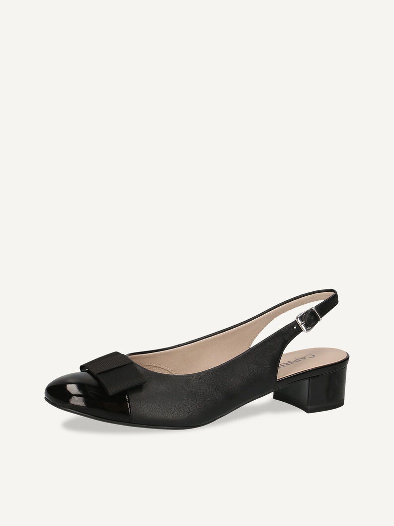 Slingpumps - schwarz, BLACK COMB, hi-res
