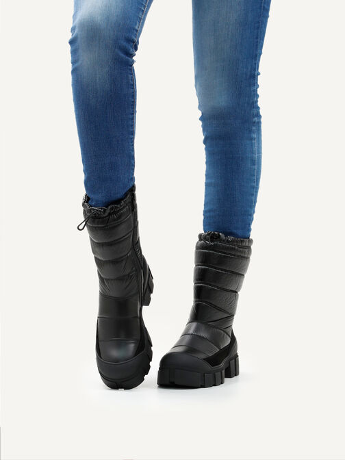 Stiefelette - schwarz Warmfutter, BLACK COMB, hi-res