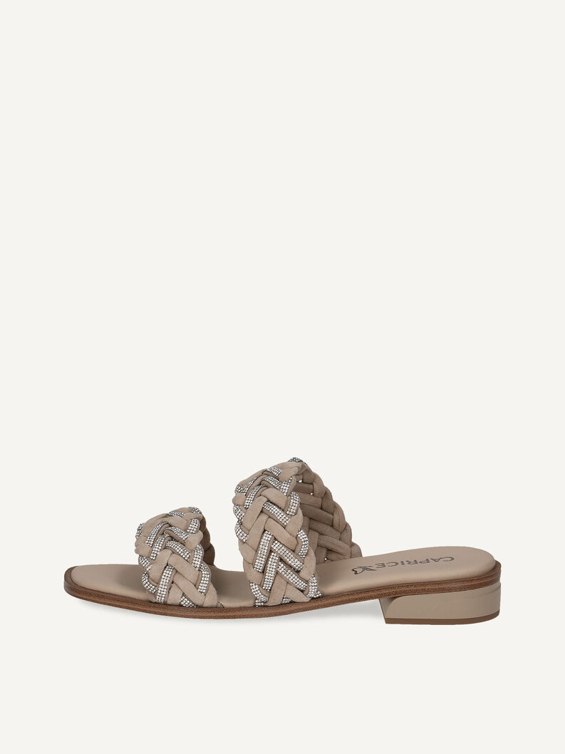 Pantolette - braun, TAUPE SUEDE, hi-res