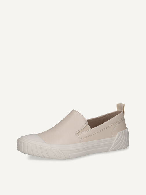 Lederslipper - beige, CREAM PERLATO, hi-res