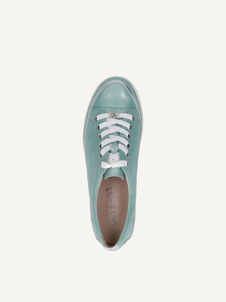 Ledersneaker - türkis, TURQUOISE NAPL, hi-res