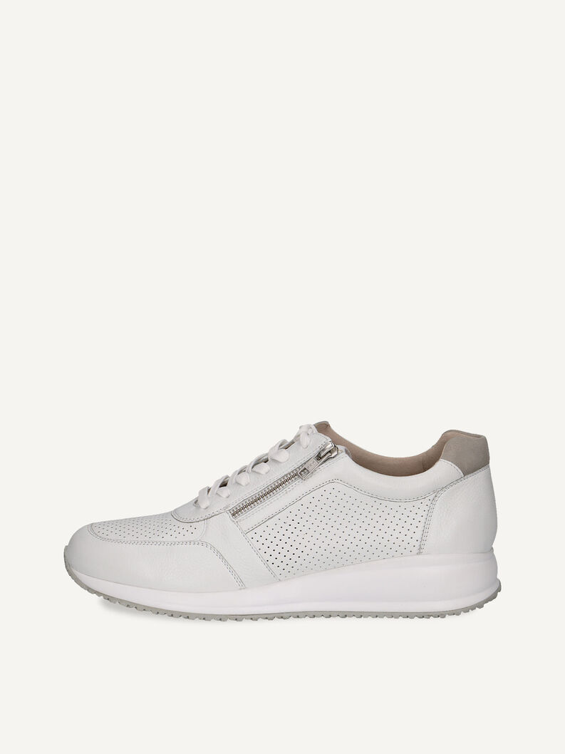 Ledersneaker - weiß, WHITE COMB, hi-res