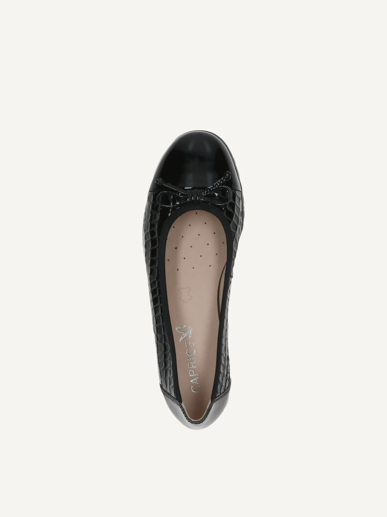 Ballerina, BLACK CROCO, hi-res