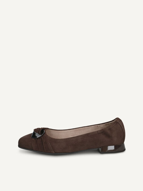 Ballerina, DK BROWN SUEDE, hi-res