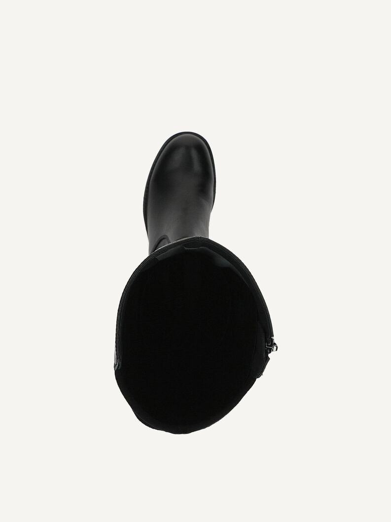 Lederstiefel - schwarz, BLACK COMB, hi-res