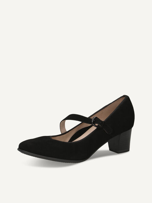 Decolleté, BLACK SUEDE, hi-res
