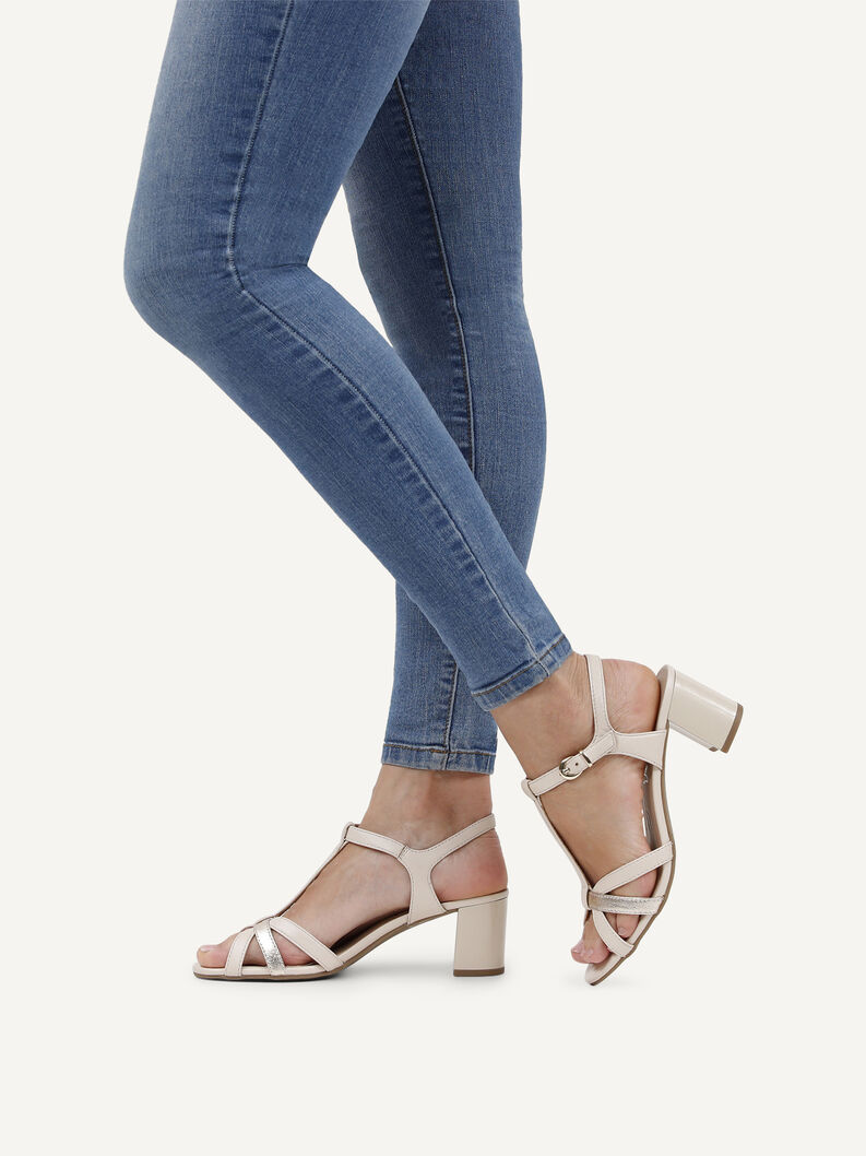 Sandalette, CREAM/GOLD, hi-res