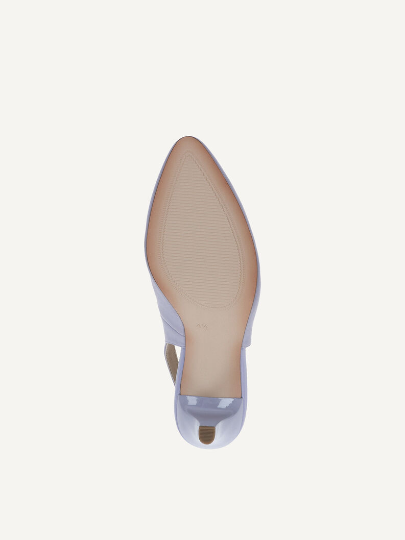 Lederslingpumps - rosa, LAVENDER NAPPA, hi-res