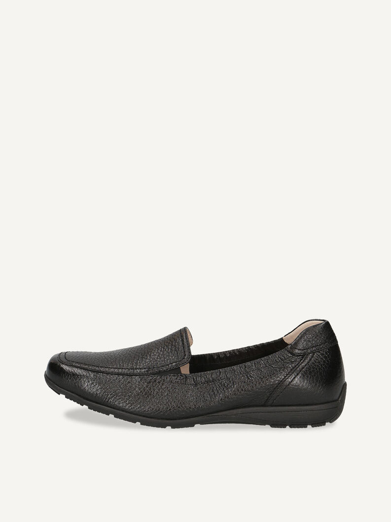 Lederslipper - schwarz, BLACK DEER, hi-res