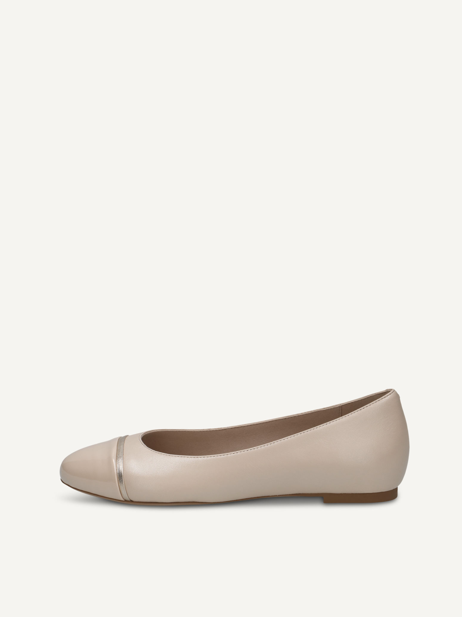 CAPRICE Ballerina, , made of Leather and textile with Block heel, Size 38.5