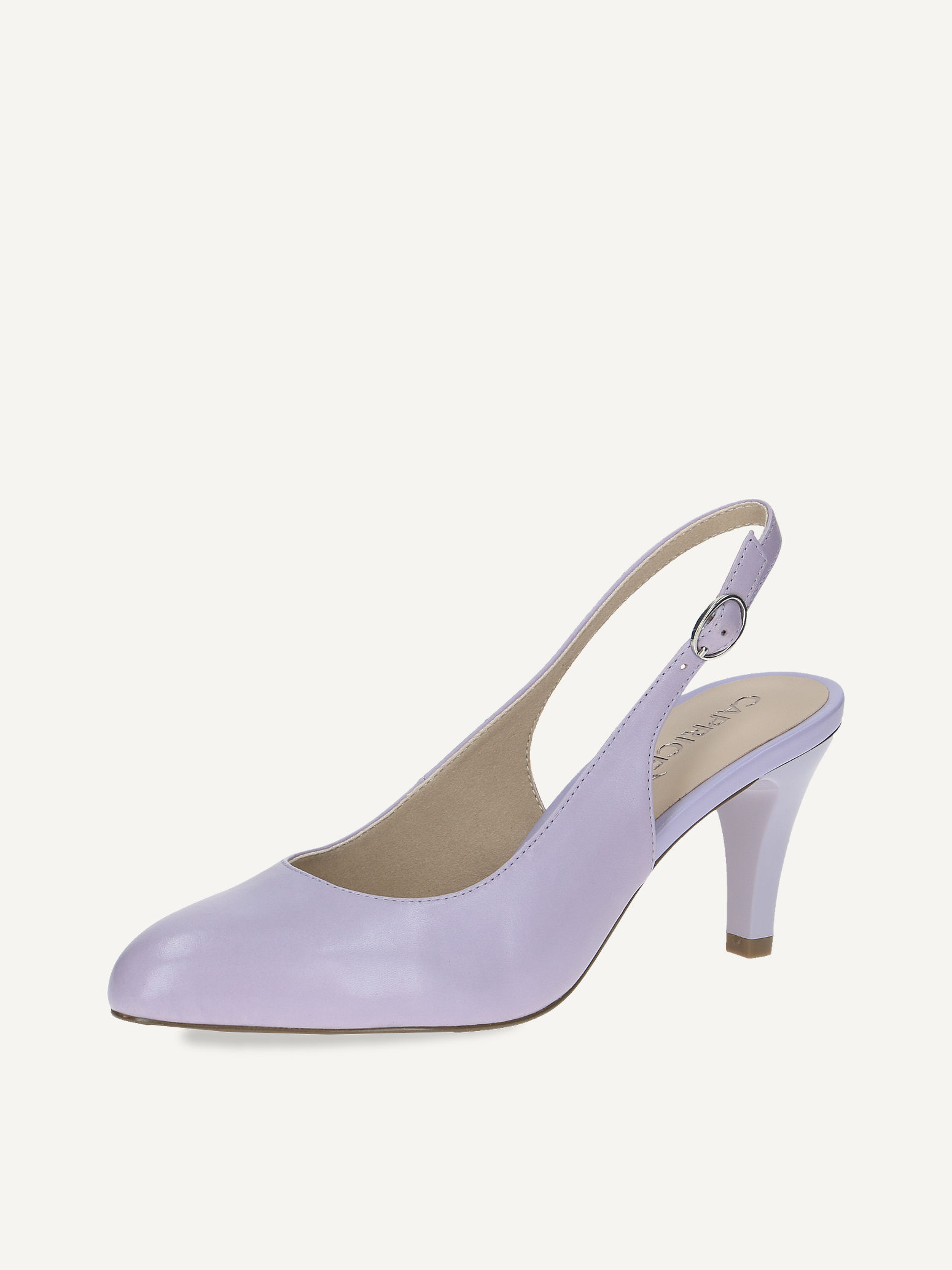 Lederslingpumps - rosa