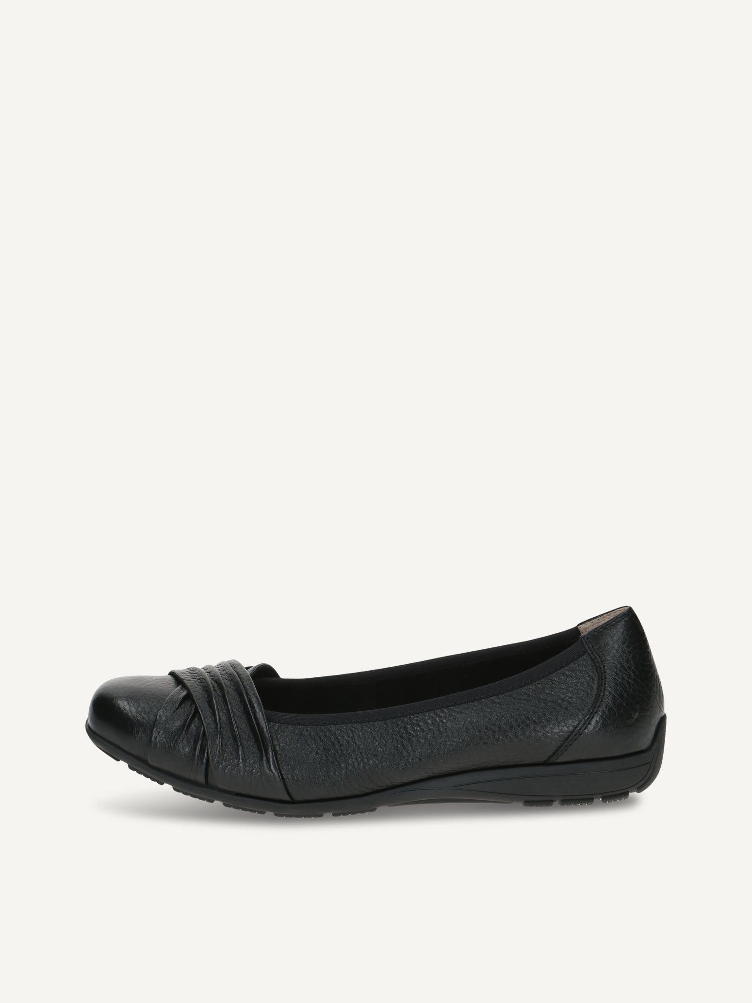 CAPRICE Ballerina, black, made of Leather, Size 41