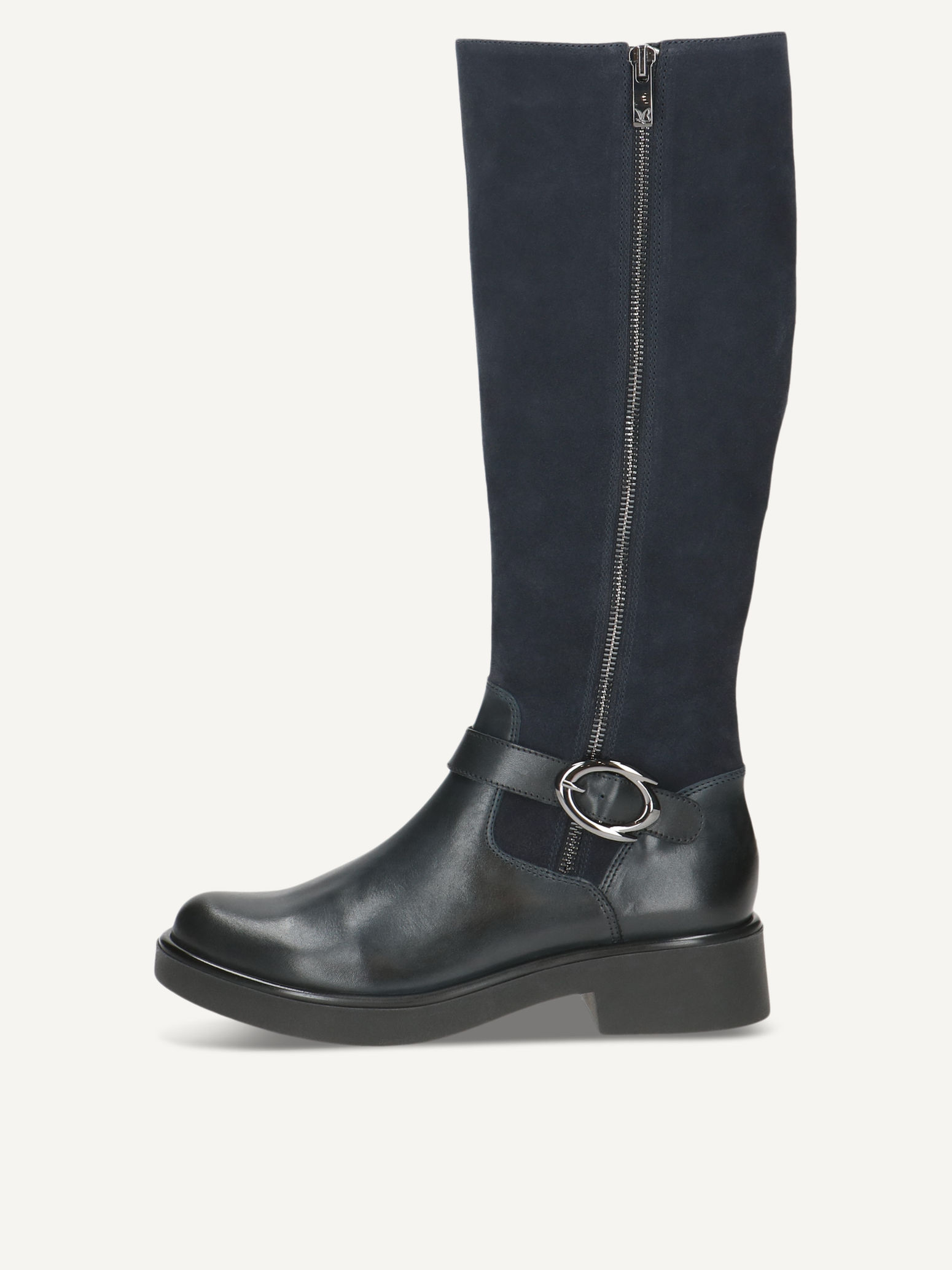 CAPRICE Boots, blue, made of Leather with Block heel, Size 37