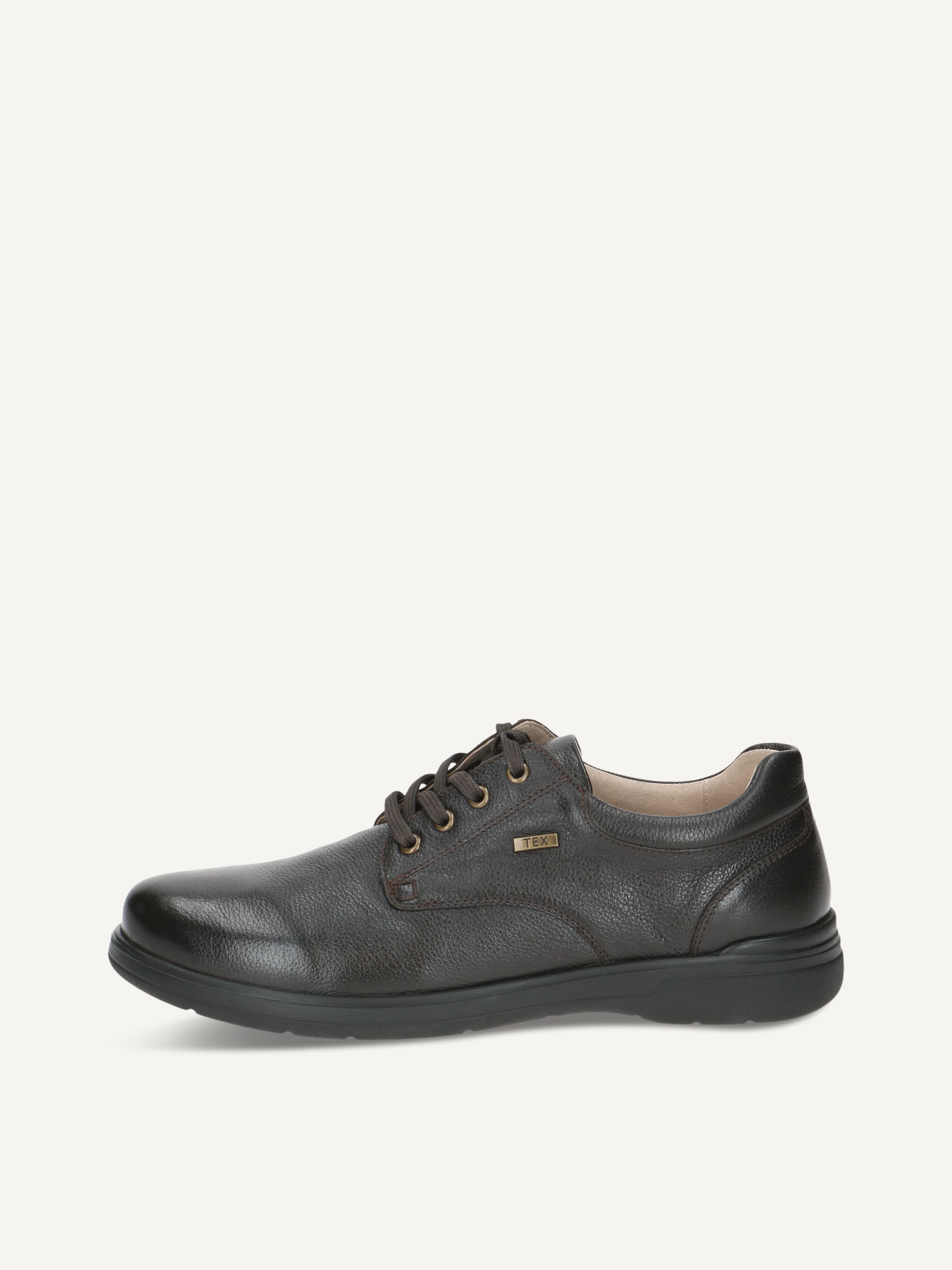 CAPRICE Halbschuh, braun, aus Leder mit Plateauabsatz, Gr. 40