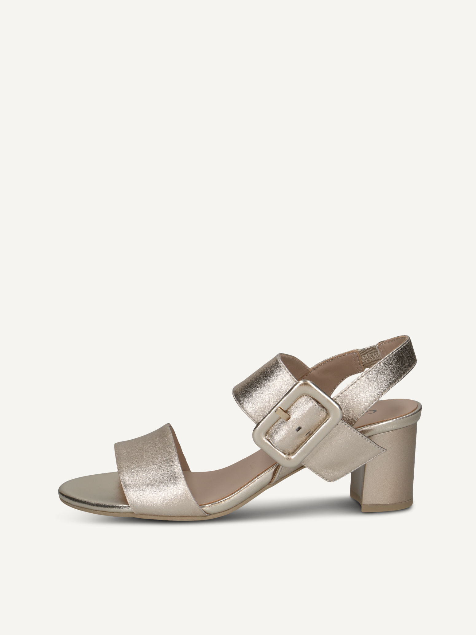 CAPRICE Heeled sandal, , made of Leather with Block heel, Size 40.5