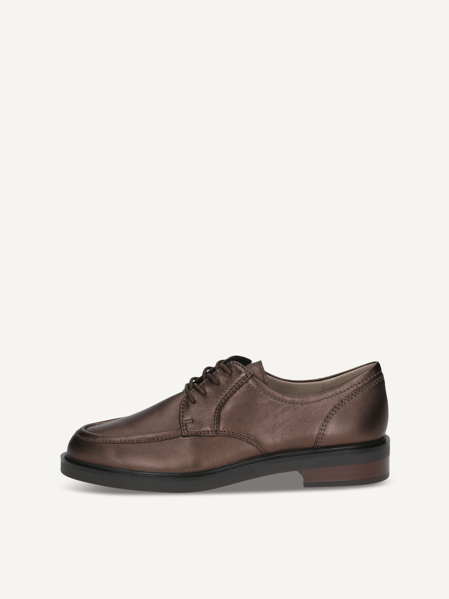 CAPRICE Low shoes, , made of Leather with Block heel, Size 38.5