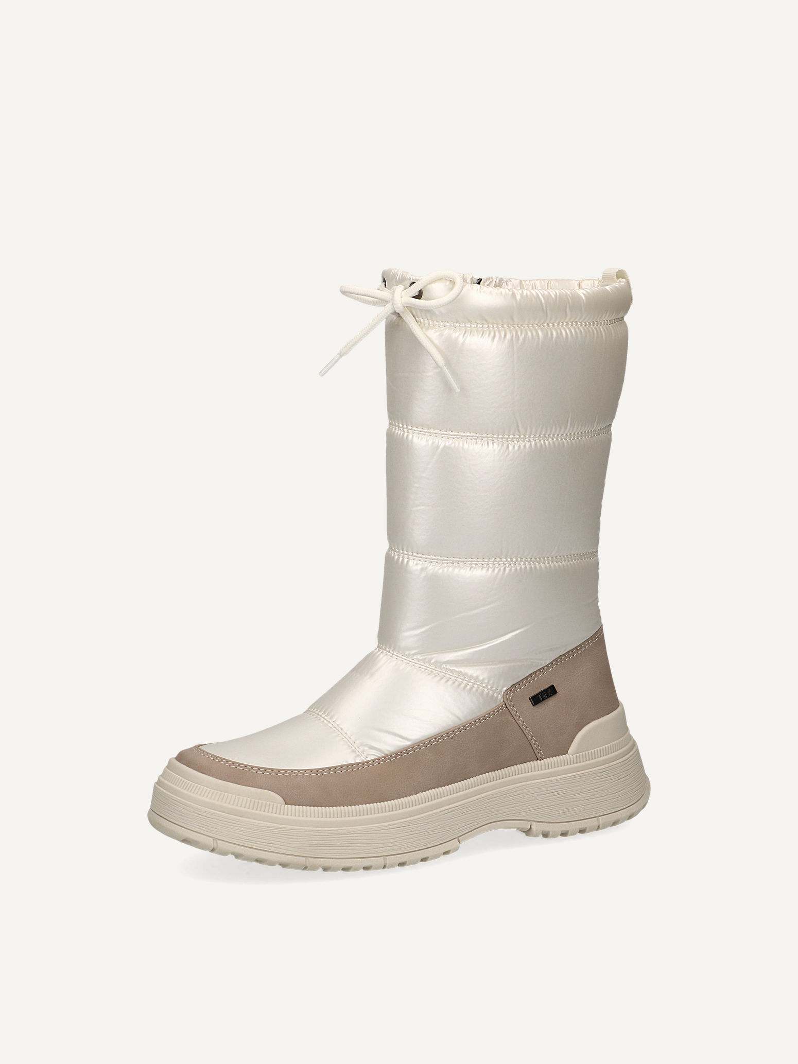 Stiefelette - weiß Warmfutter