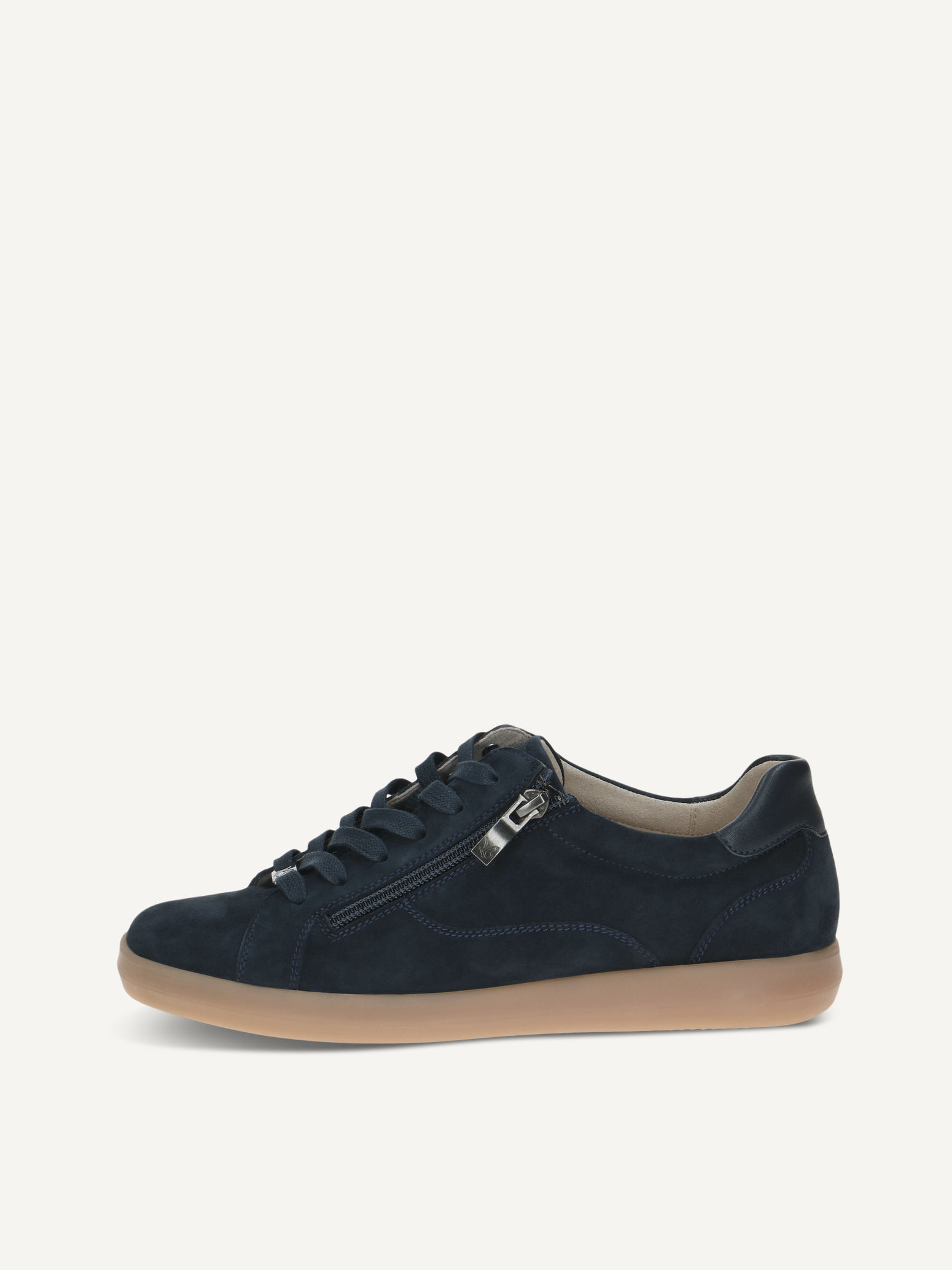 CAPRICE Sneaker, blau, aus Leder , Gr. 36