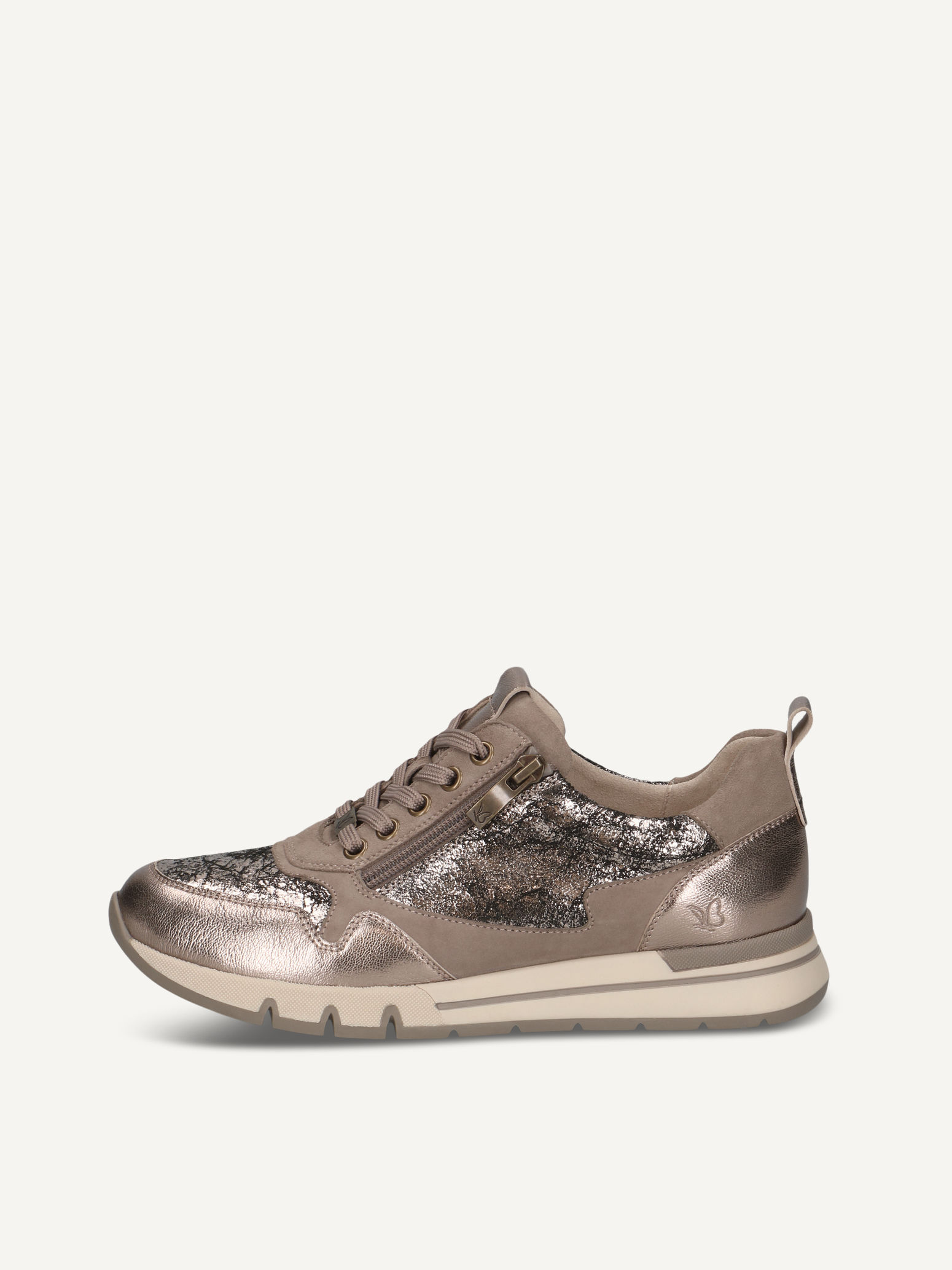 CAPRICE Sneaker, braun, aus Leder , Gr. 36