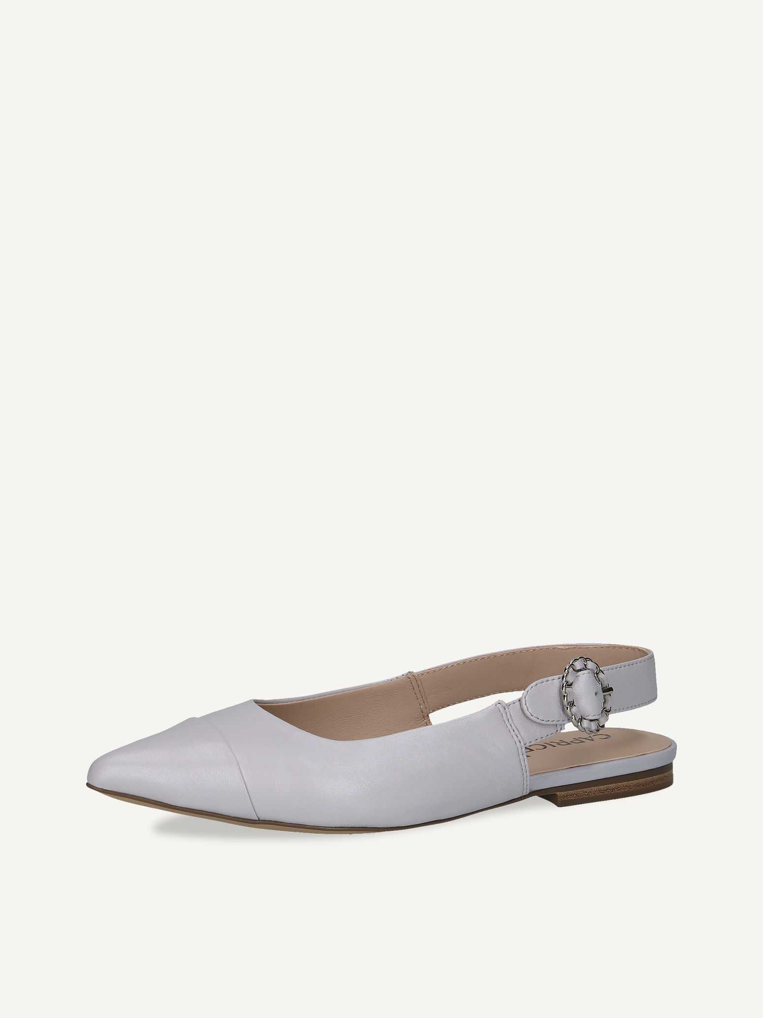 Lederslingpumps - blau