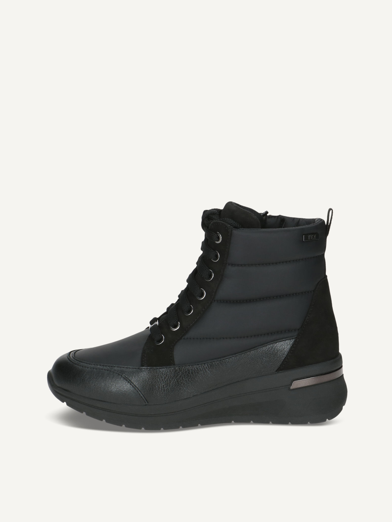 CAPRICE Bootie, , made of Leather and textile with Wedge heel, Size 37