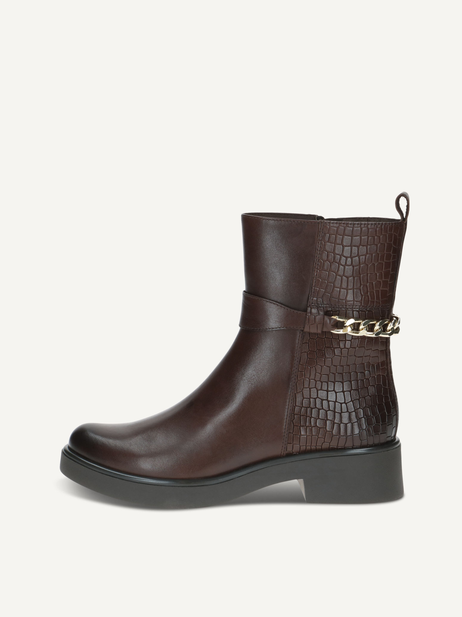 CAPRICE Bootie, , made of Leather with Block heel, Size 37.5