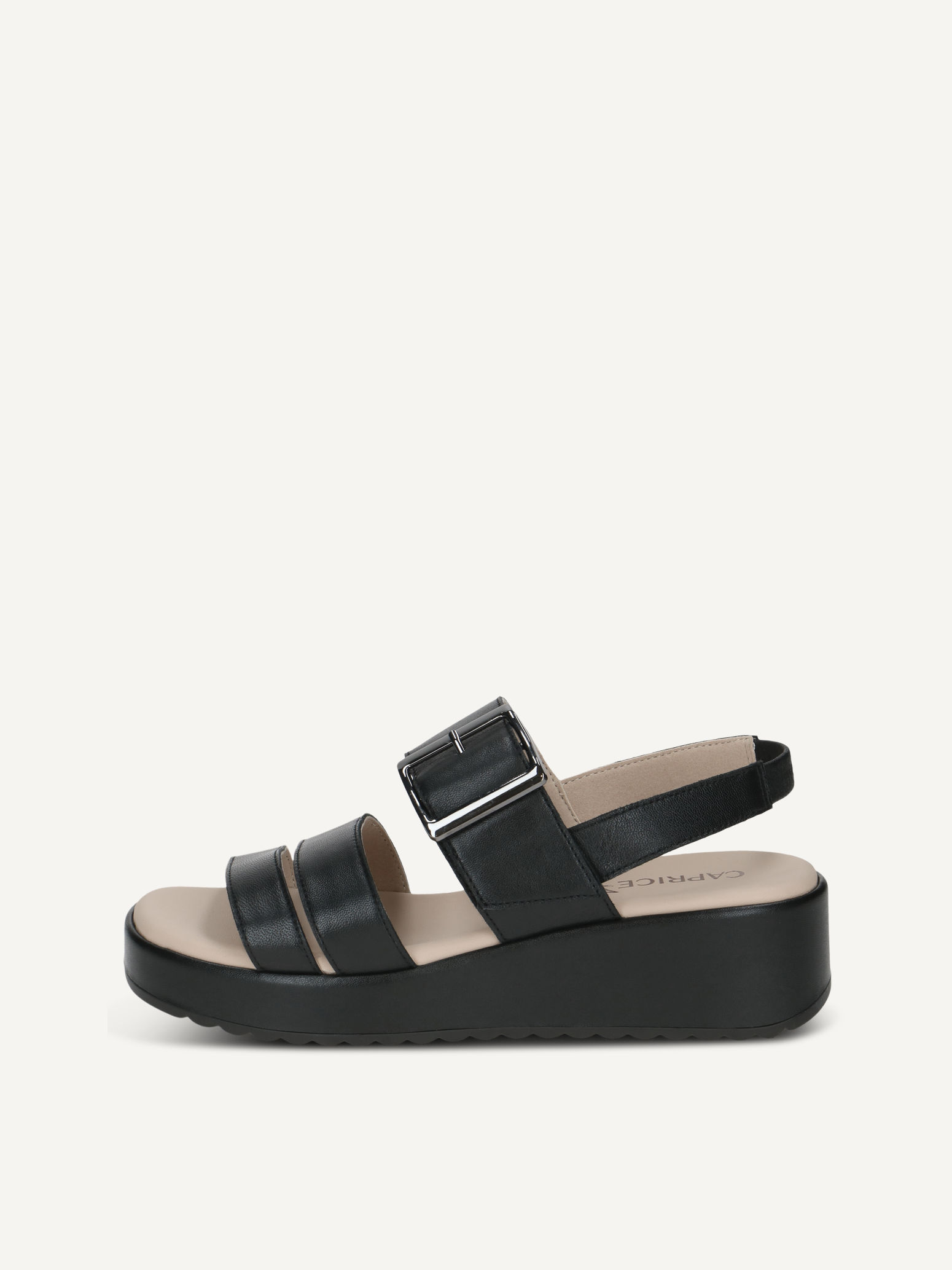 CAPRICE Sandal, , made of Leather with Wedge heel, Size 42