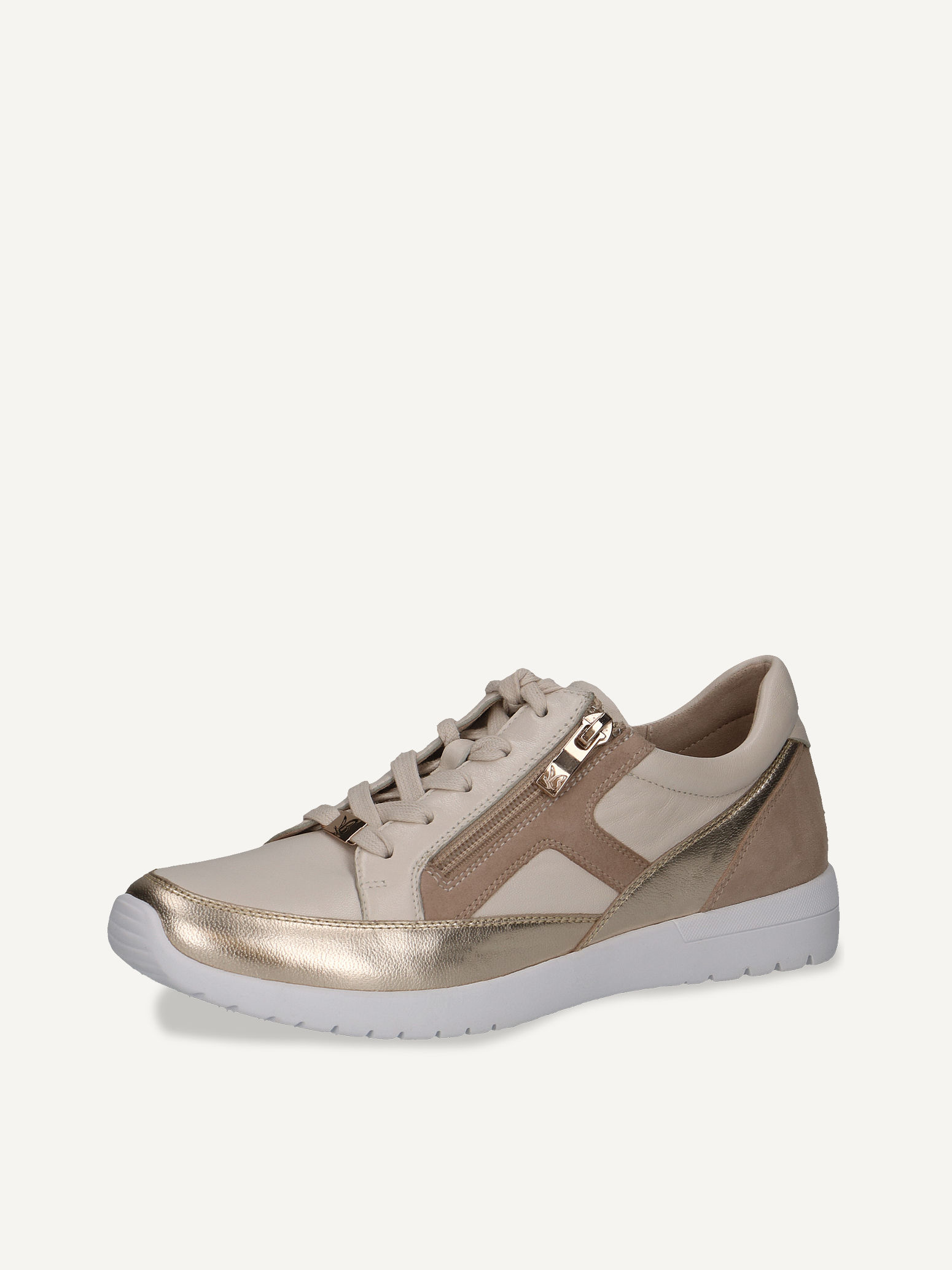 Ledersneaker - beige