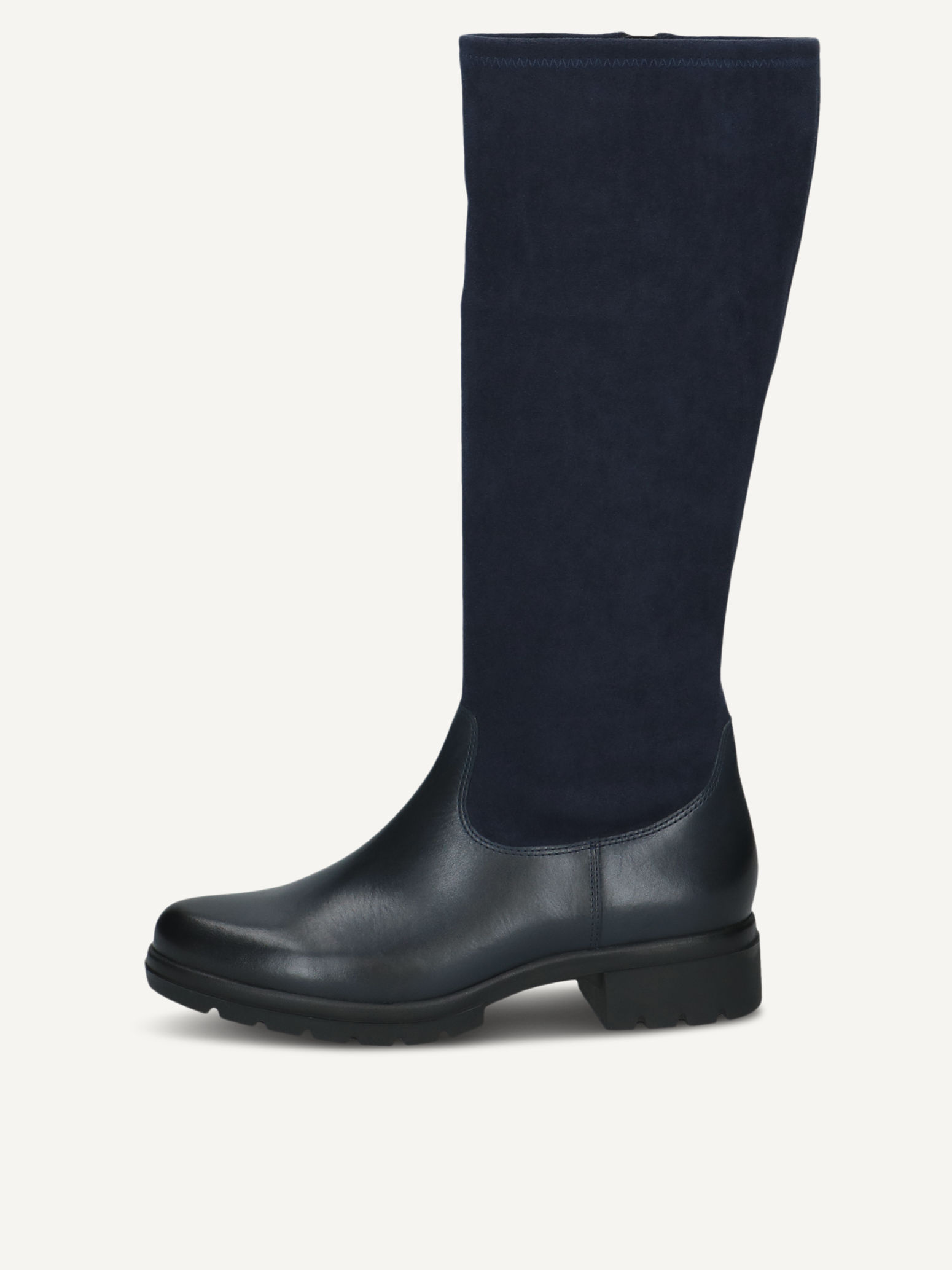 CAPRICE Bottes bleu en Mlange de matriaux de cuir et textile avec Talon bloc P39 110$