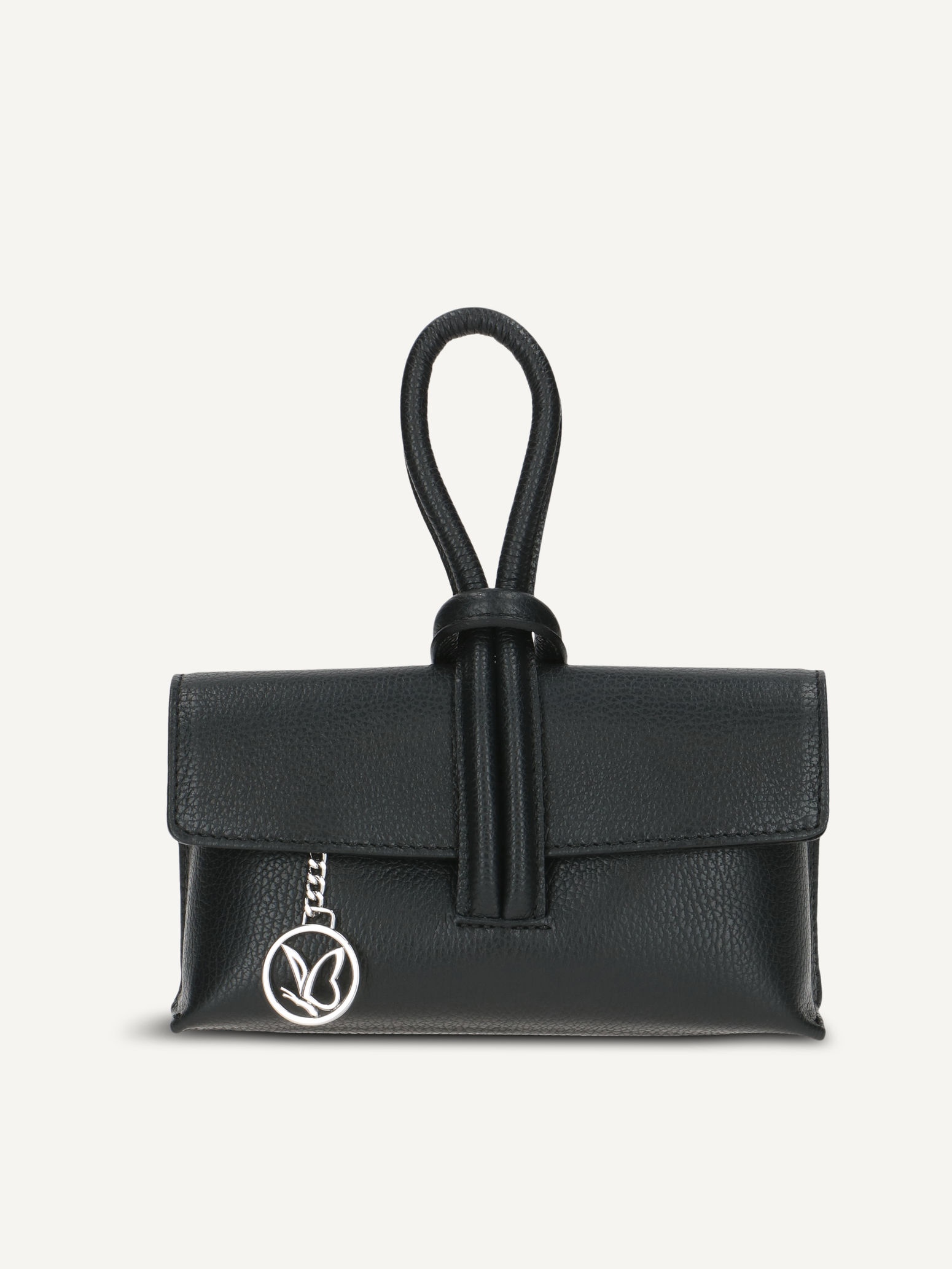 CAPRICE Clutch bag, black, made of Leather, Size 1