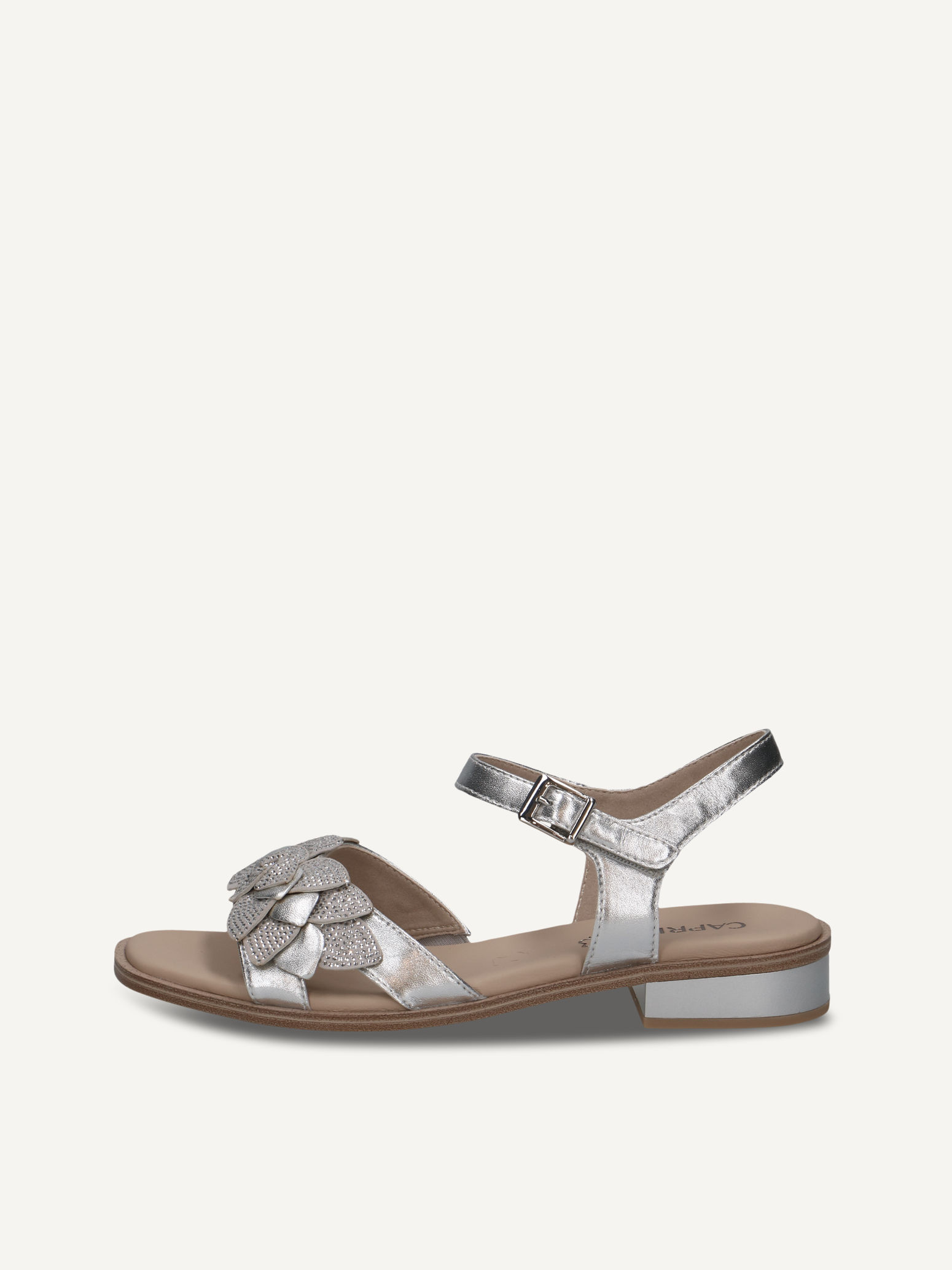 CAPRICE Heeled sandal, , made of Leather with Block heel, Size 38