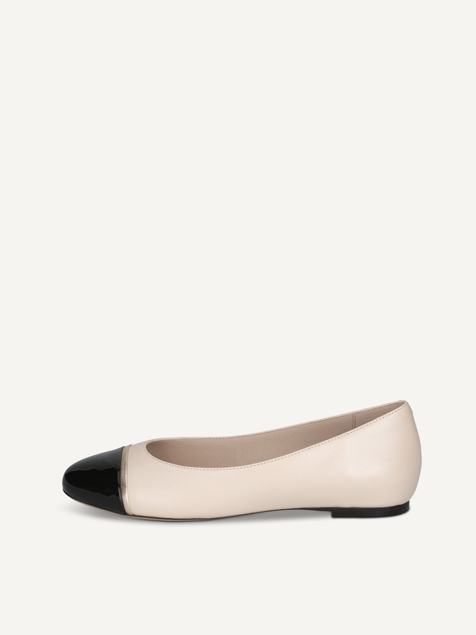CAPRICE Ballerina, , made of Leather and textile with Block heel, Size 38.5
