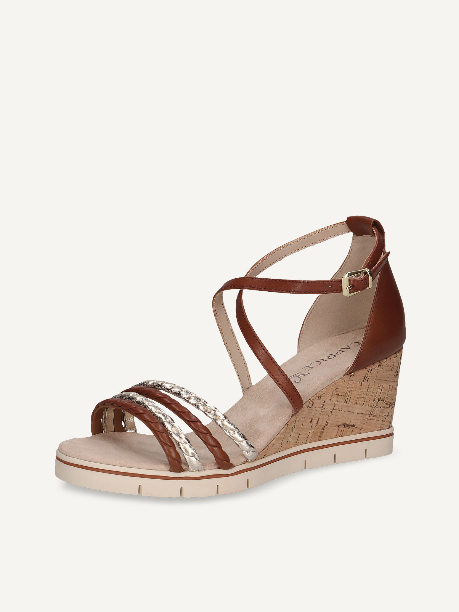 Ledersandalette - braun