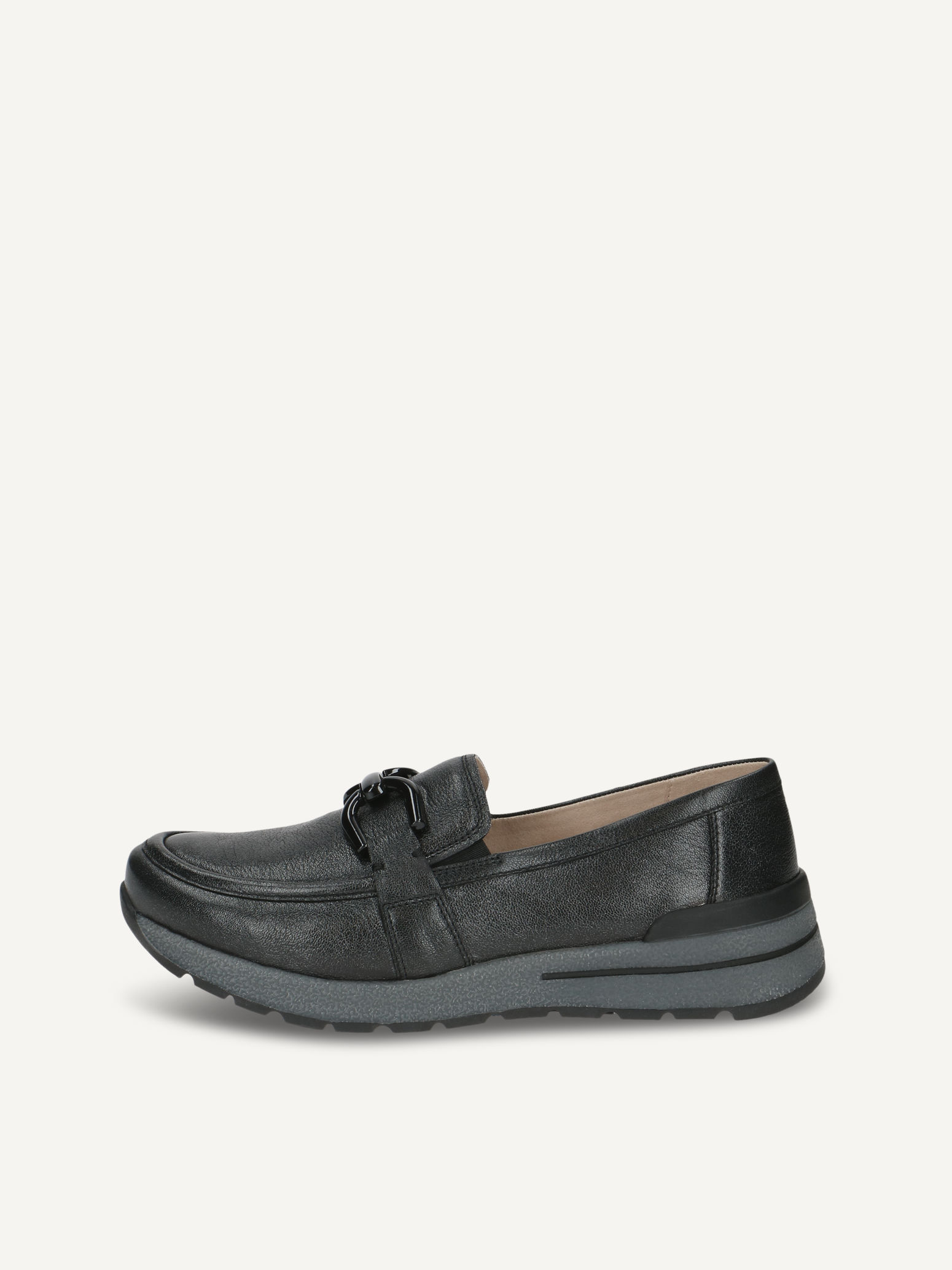 CAPRICE Slipper, schwarz, aus Leder , Gr. 37