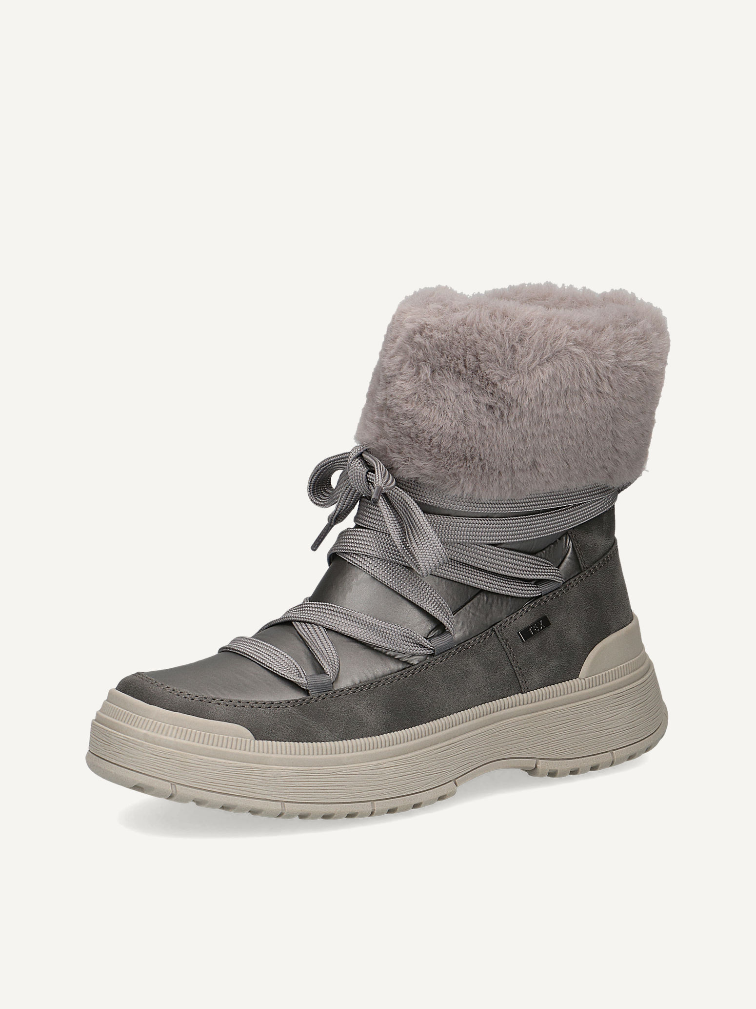 Stiefelette - grau Warmfutter