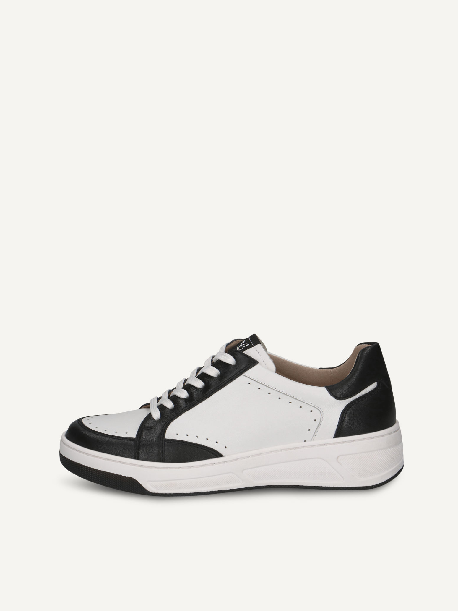 CAPRICE Sneaker, weiß, aus Leder , Gr. 37