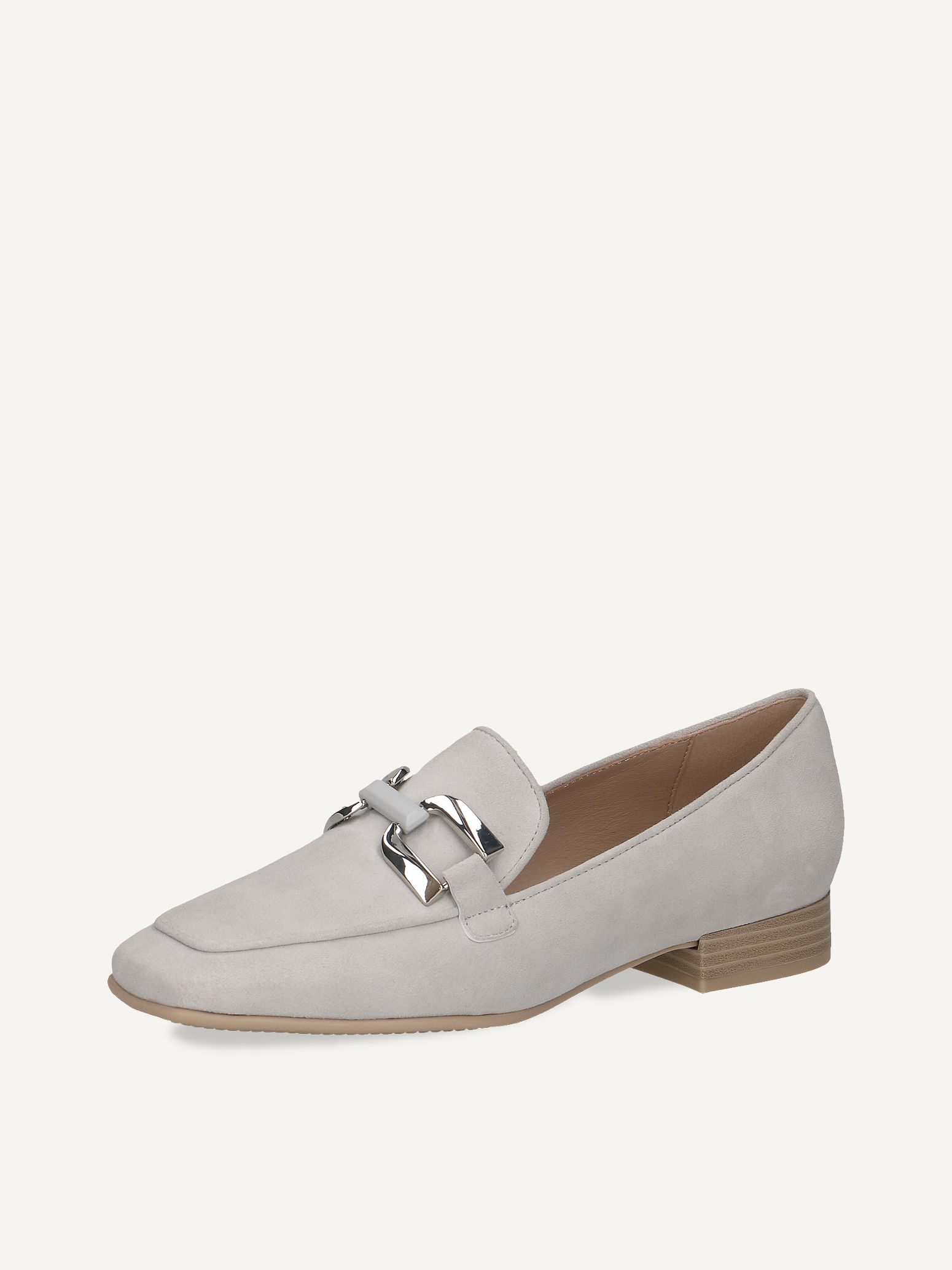 Slipper en cuir - blanc