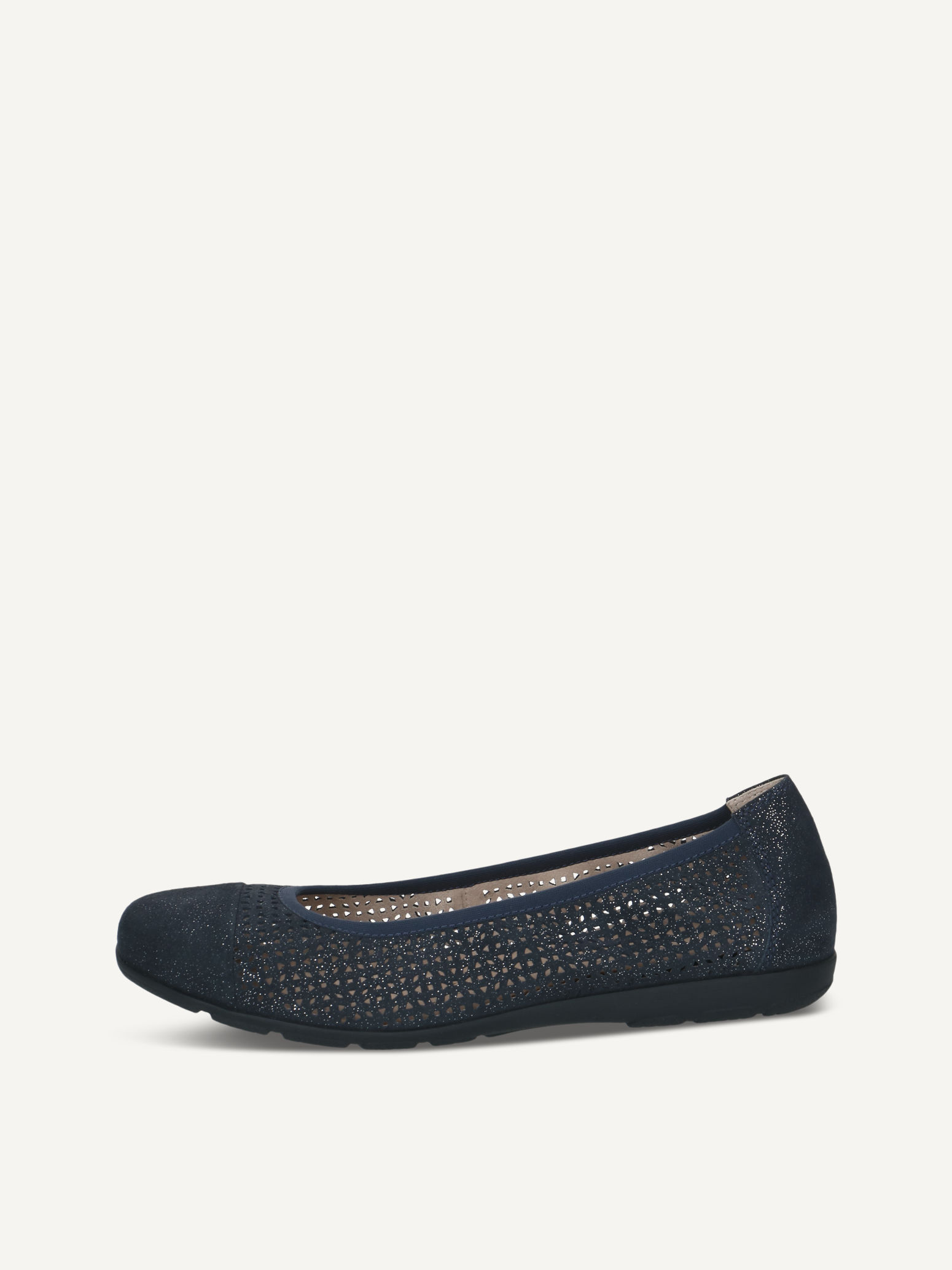 CAPRICE Ballerina, blue, made of Leather, Size 38